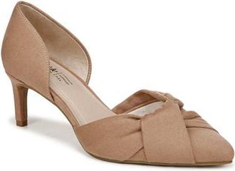 Life Stride Abby dOrsay Pointed Toe Pump in Tan at Nordstrom, Size 9.5
