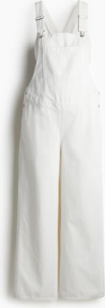 H&M MAMA Before & After Latzhose aus Denim - White