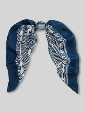 Lauren Ralph Lauren Tuch aus reiner Seide in Dunkelblau, Gr&ouml;&szlig;e 1