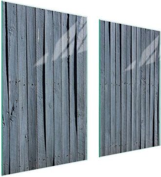 OEM Placa Protectora De Vidrio Para Estufa 75x52 Le&ntilde;a