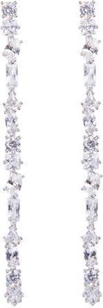 Nickho Rey Julie L Earrings in White/white Rhodium at Nordstrom