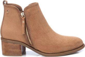 Xti Womens Cowboy Booties In Beige