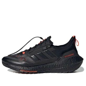adidas Ultra Boost 21 Gore-Tex Shoes Carbon / Solar Red FZ2555
