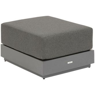 Hesperide Hesperide - Puff De Jard&iacute;n Allure De Grafito Y Aluminio Con Revestimiento Epoxi - Hesp&eacute;ride