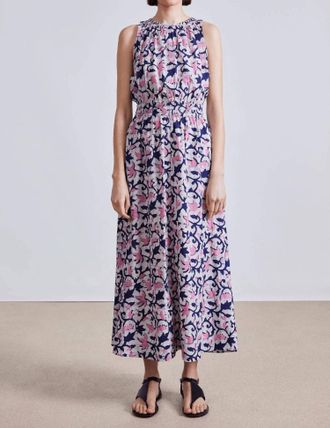 Apiece Apart Bali Tank Dress In La Vid Batik Rosa