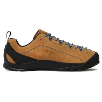 Keen Jasper Suede Textile Mens Low Top Trainers - Cathay Spice Orion Blue - Size:UK 10.5
