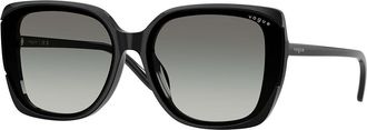 Vogue Eyewear VO5684SD Asian Fit W44/11 Womens Sunglasses Black Size 65