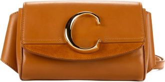 Chlo&eacute; Marsupio C in pelle scamosciata - Marrone