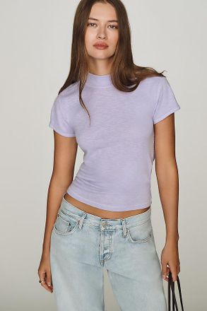 Pilcro Cyris Cotton Modal Turtleneck Tee