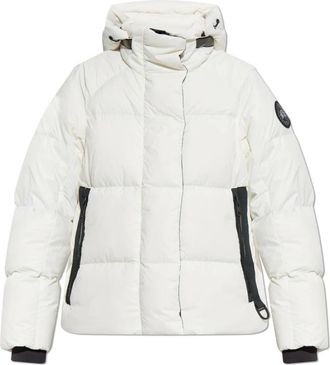 Canada Goose Donsjack Junction - Dames - Gewatteerde jassen - Wit - L - Polyester - Jassen