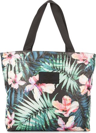 Aloha Collection Hibiscus Palm Day Tripper Water Resistant Tyvek Tote at Nordstrom Rack