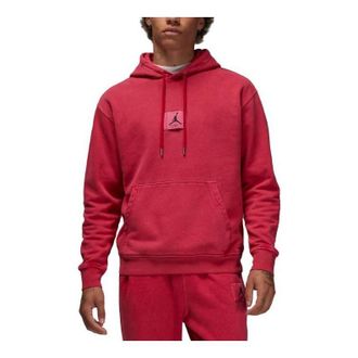 Nike Jordan Air Jordan Statement Fleece Washed Hoodie Red FB7290-619