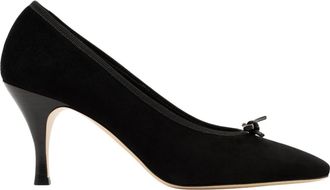 Parall&egrave;le Bay Pump - Dames - Pumps - Zwart - 38 EU - Leer - Schoenen