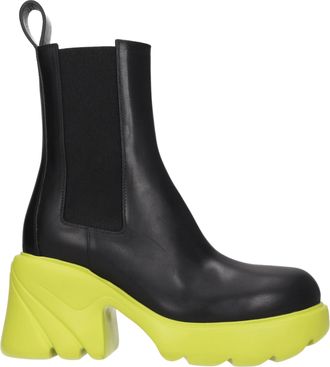 Bottega Veneta Stivaletti Donna Pelle Nero/Kiwi