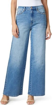 Habitual Studded High Waist Wide Leg Jeans in Splash at Nordstrom, Size 28