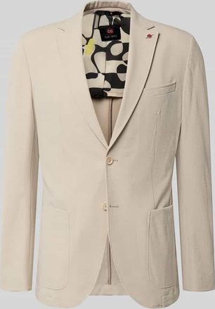 CG - Club of Gents Sakko mit seitlichen Eingrifftaschen Modell Carter in Beige Melange, Gr&ouml;&szlig;e 48