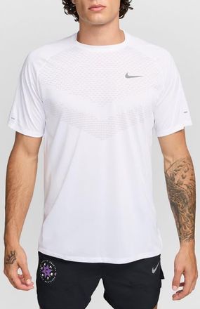 Nike Stride Dri-FIT ADV Running T-Shirt in 100 White/refsil at Nordstrom, Size Xx-Large