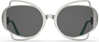 Marni Route Of The Sun Silver J2K Mens Sunglasses Silver Size 60