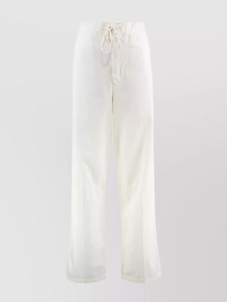 Victoria Beckham cotton wide-leg trousers