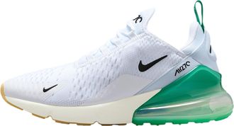 Nike Nike Air Max 270 Womens Shoes (AH6789-125, White/Summit White/Stadium Green/Black), White/Summit White/Stadium Green/Black, 2.5 UK