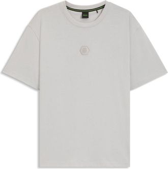 BOSS Cotton-jersey T-shirt with Double B monogram