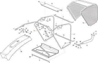 STIGA Sports Fiancata Dx Cesto Kit Vrn Originale Stiga - 118830500/0