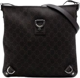 Gucci Pre-owned Cross Body Bags, female, Brown, Size: ONE SIZE Pre-owned Vintage Crossbody Bag
