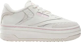 Reebok Barbie-sneakers met leren plateauzool voor dames (Wit)