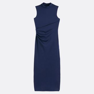 La Redoute Collections Lange, mouwloze kokerjurk