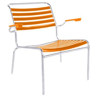 Schubiger M&ouml;bel L&auml;ttli-Lounger S&auml;ntis mit Armlehnen