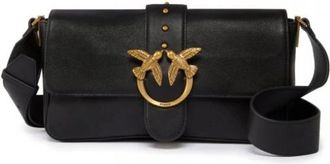 Pinko Pinko, Dames, Tassen, Zwart, Maat: ONE Size Katoen