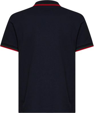 Gucci Mens Polo Shirt Cotton Piqu&eacute; Blue T-shirts And Polos