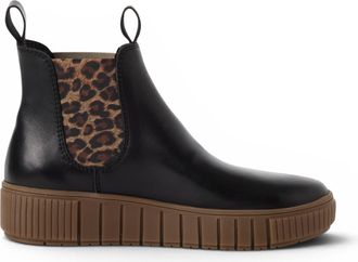 Tamaris Womens Black Leather Chelsea Ankle Boots - 25403-43