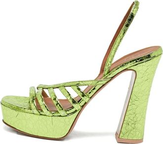 Malone Souliers Sandali Amaya 125mm 2024 - Verde