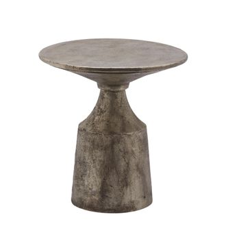 Schubiger M&ouml;bel Beistelltisch Metall Altgold B: 38 cm