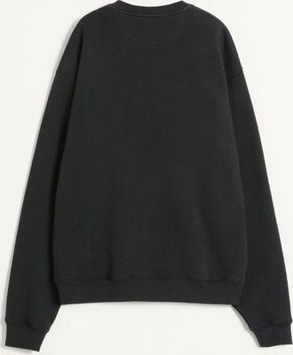 Valentino Felpa Girocollo In Cotone Con Patch Chez Valentino Uomo NERO 3XL