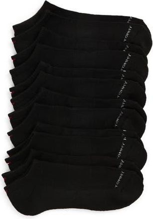 Tommy Hilfiger 6-Pack Athletic No-Show Socks in Black at Nordstrom Rack
