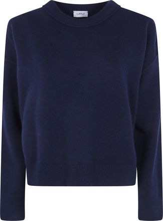 MRZ Sweater Round Neck Cropped Oversized