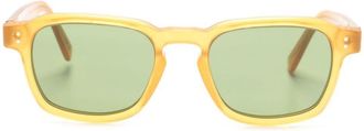 Retro Superfuture Luce square-frame sunglasses - unisex - Acetate - One Size - Yellow