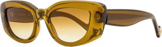 Lanvin Womens Cat Eye Sunglasses LNV641S 208 Caramel 50mm