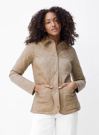 Barbour Womens Annandale corduroy collar quilted jacket