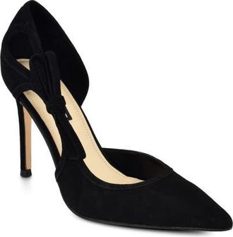 Nine West Famila Knotted Bow dOrsay Pump in Black at Nordstrom, Size 10.5