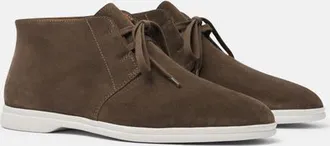 Scarosso Davide Sneakers in Deep Taupe - Suede at Nordstrom, Size 41.5