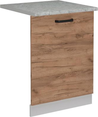 Vicco Tapa Del Lavavajillas R-line, Roble Dorado, 60 Cm, Et M&aacute;rmol Vicco