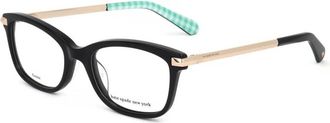Kate Spade New York Vicenza Zonnebril - Dames - Brillen - Zwart - 51 MM - Accessoires