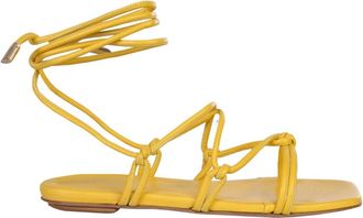 Gia Borghini Dames, Schoenen, Geel, Maat: 35 EU Leer