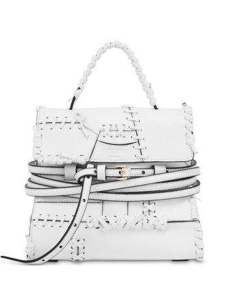 Moschino Borsa tote con cintura - Bianco