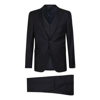 Tagliatore Single Breasted Suits, male, Blue, Size: 2XL Bruce Suit