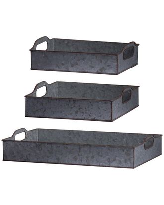 A&B Home Discontinued A&B Home Zale Galvanized Trays