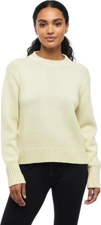 Jil Sander Yellow Knitted Crew Neck Sweater